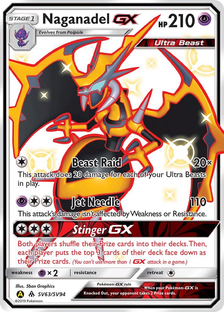 Naganadel GX #SV63 Hidden Fates