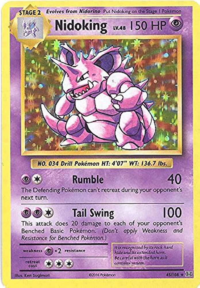 Nidoking [Holo] #45 Evolutions