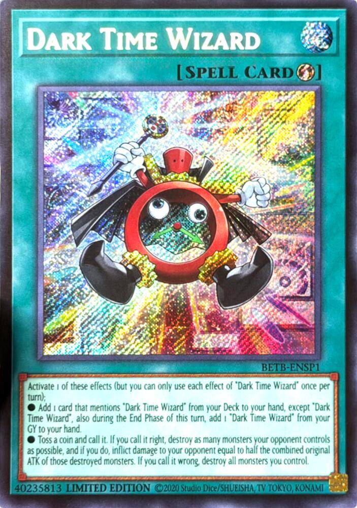 Dark Time Wizard (Secret Rare) - Beyond the Brave (BETB)