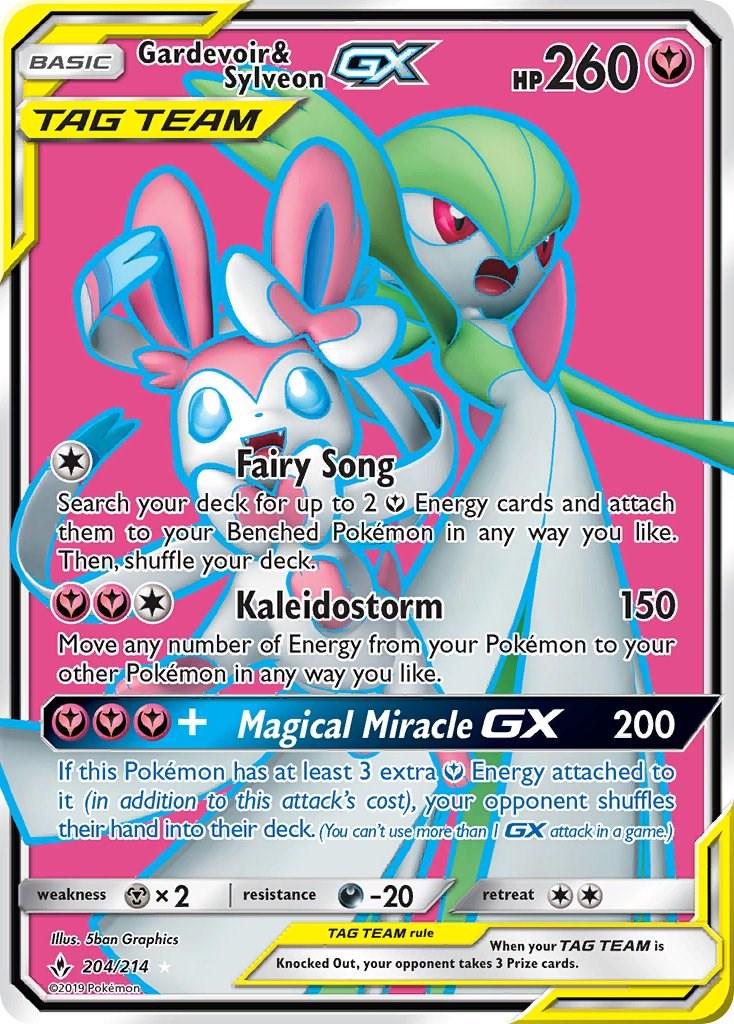 Gardevoir & Sylveon GX #204 Unbroken Bonds