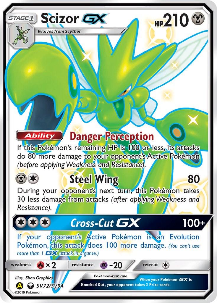 Scizor GX #SV72 Hidden Fates