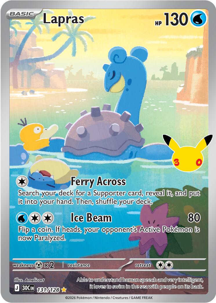 Lapras #131 30th Celebration