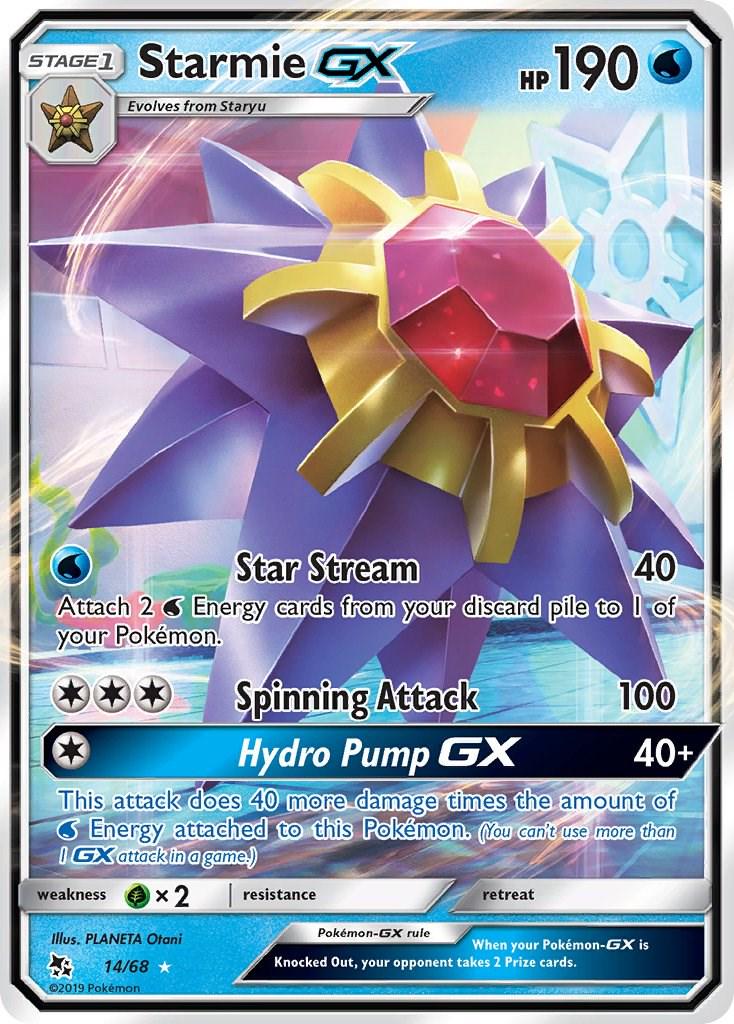 Starmie GX #14 Hidden Fates