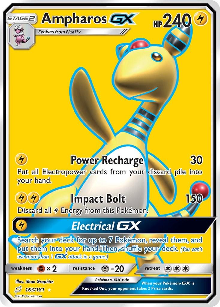 Ampharos GX #163 Team Up