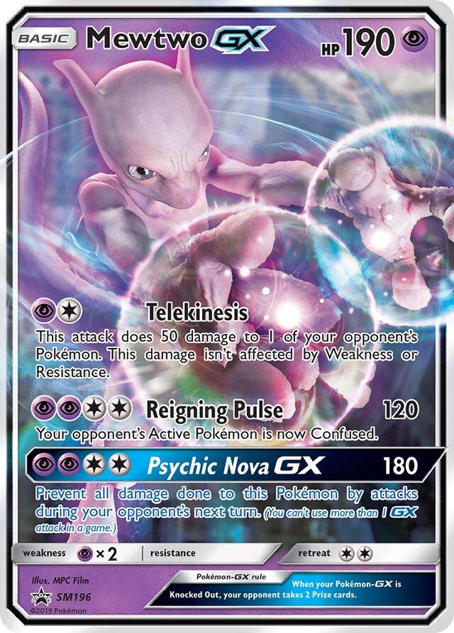 Mewtwo GX #SM196 Sun & Moon Promos