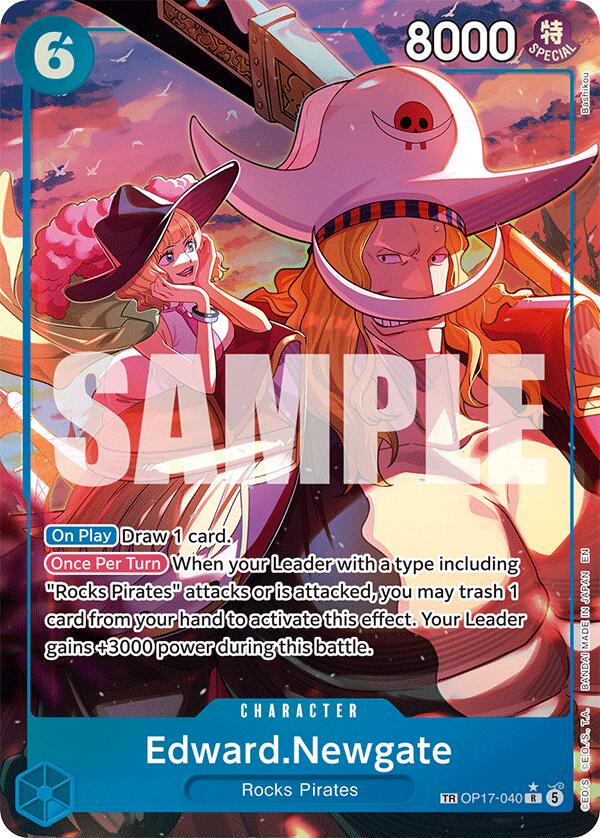 Edward.Newgate [Treasure Rare] OP17-040 World's Strongest Warriors