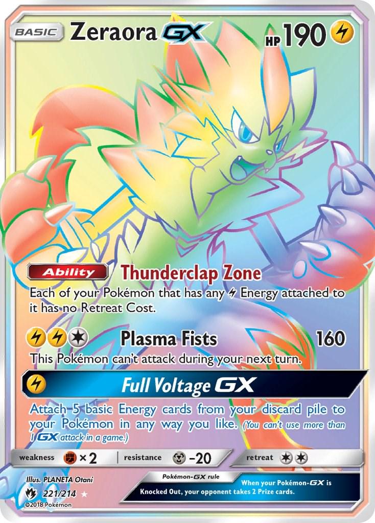 Zeraora GX #221 Lost Thunder