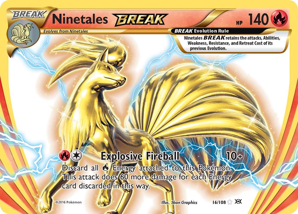 Ninetales BREAK #16 Evolutions