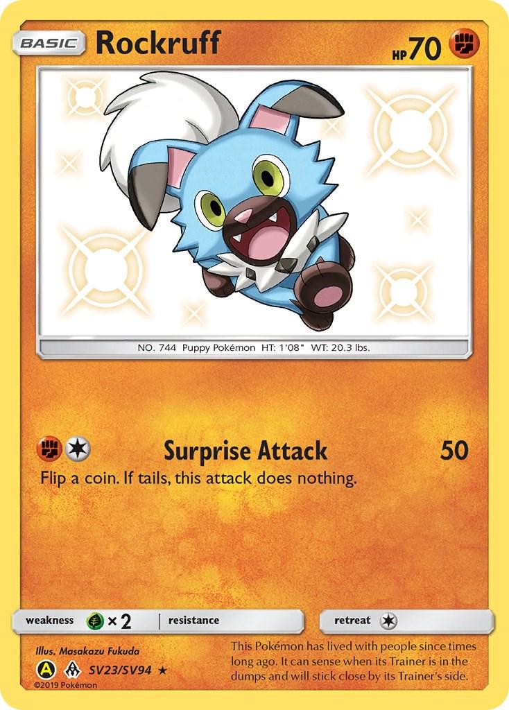 Rockruff #SV23 Hidden Fates
