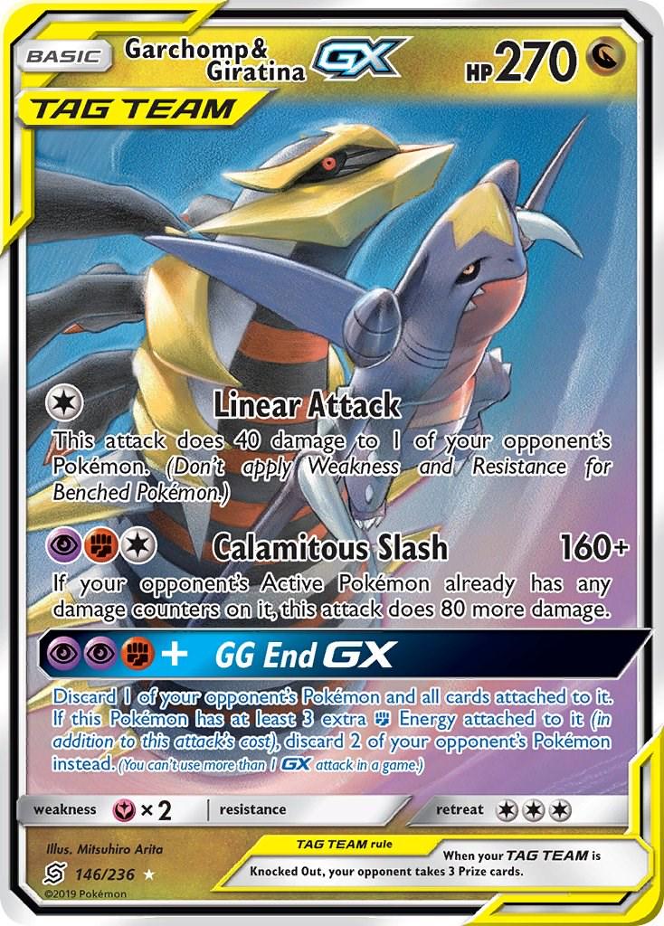 Garchomp & Giratina GX #146 Unified Minds