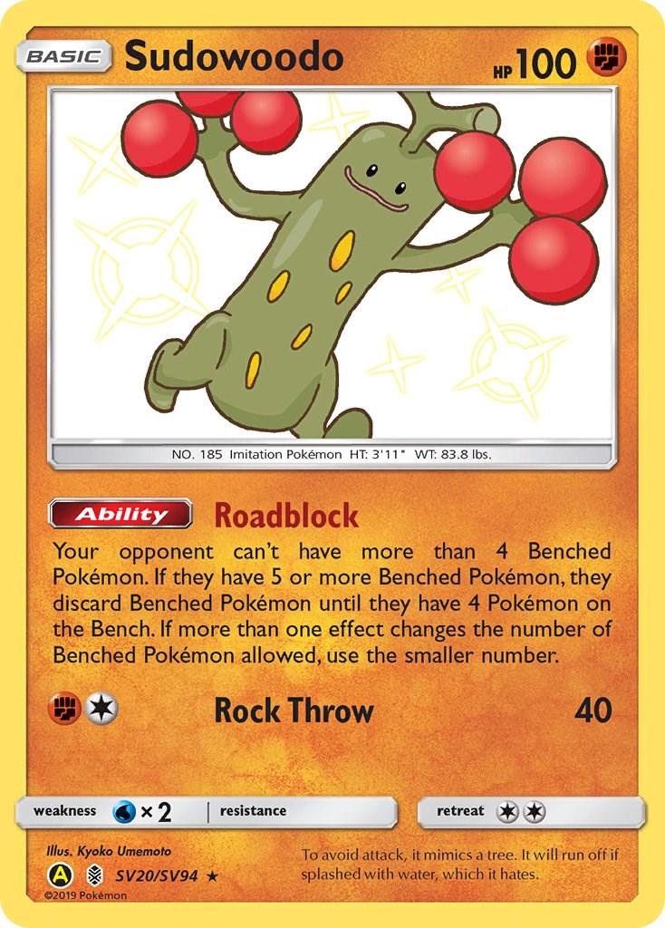 Sudowoodo #SV20 Hidden Fates