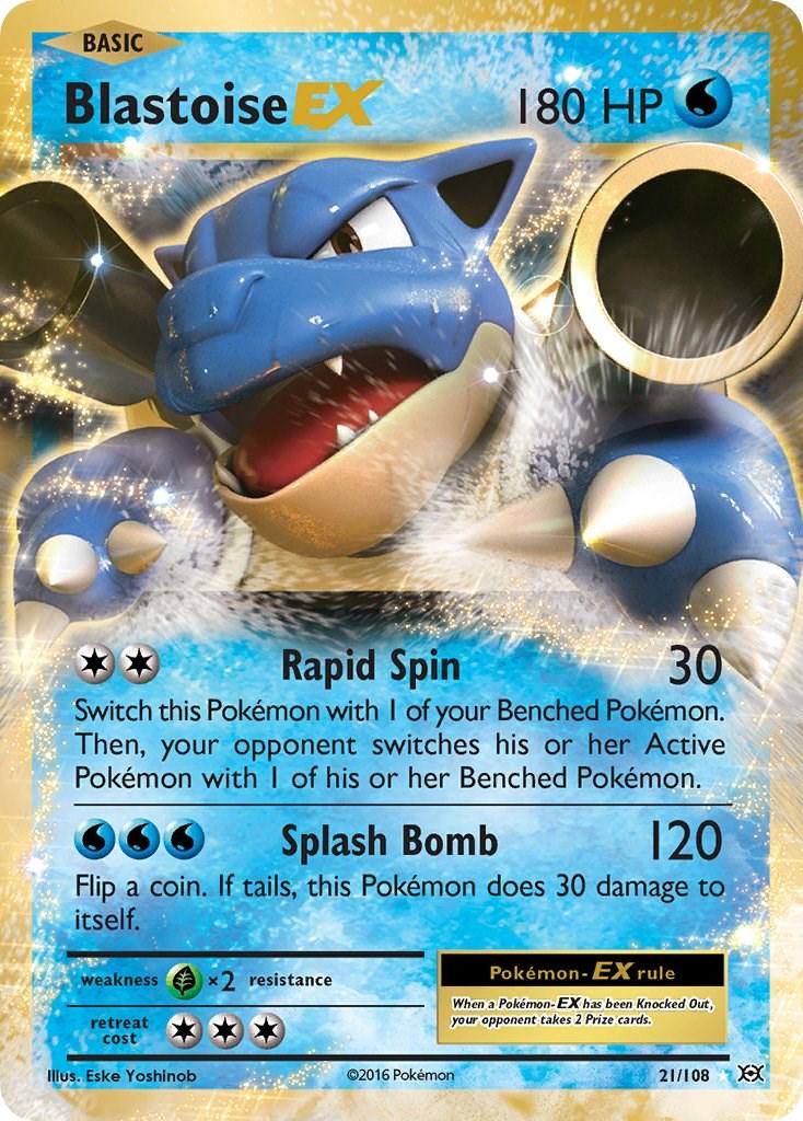 Blastoise EX #21 Evolutions