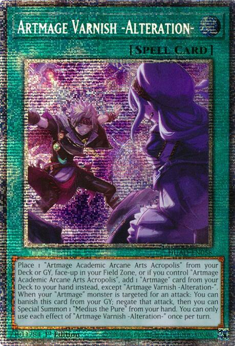 Artmage Varnish -Alteration- (Starlight Rare) - Duelist's Advance (DUAD)