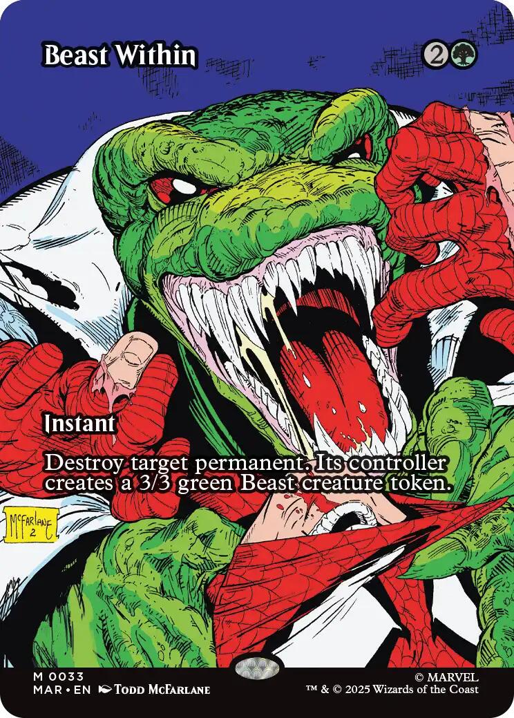 Beast Within #33 Magic Marvel Spider-Man: Marvel Universe