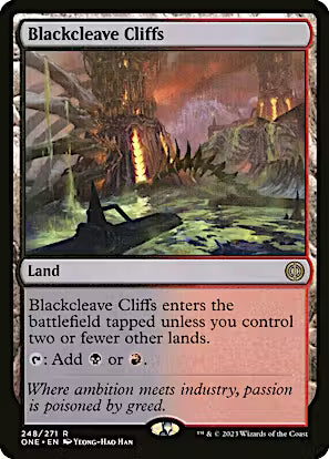 Phyrexia: Blackcleave Cliffs
