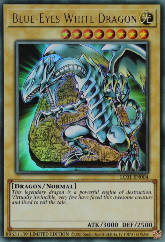 Blue-Eyes White Dragon (Ultra Rare) - Legendary Collection: 25th Anniversary Edition (LC01)