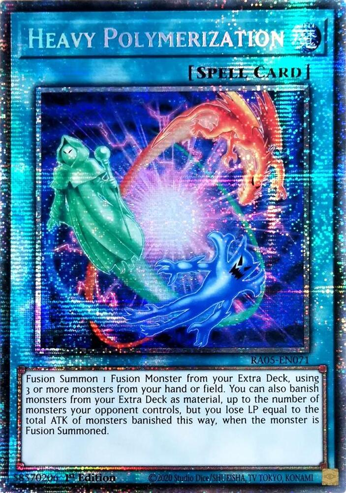 Heavy Polymerization (Starlight Rare) - Rarity Collection 5 (RA05)