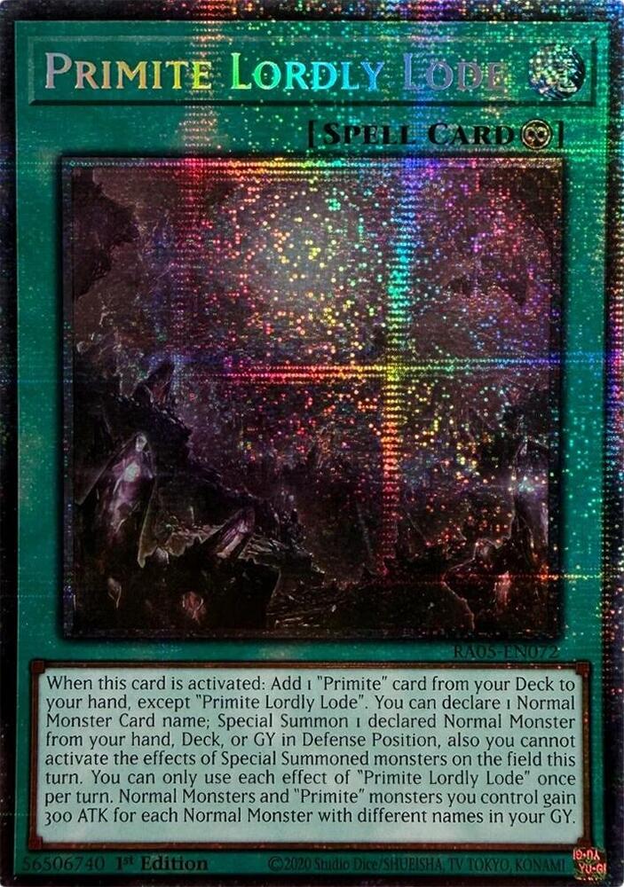 Primite Lordly Lode (Starlight Rare) - Rarity Collection 5 (RA05)