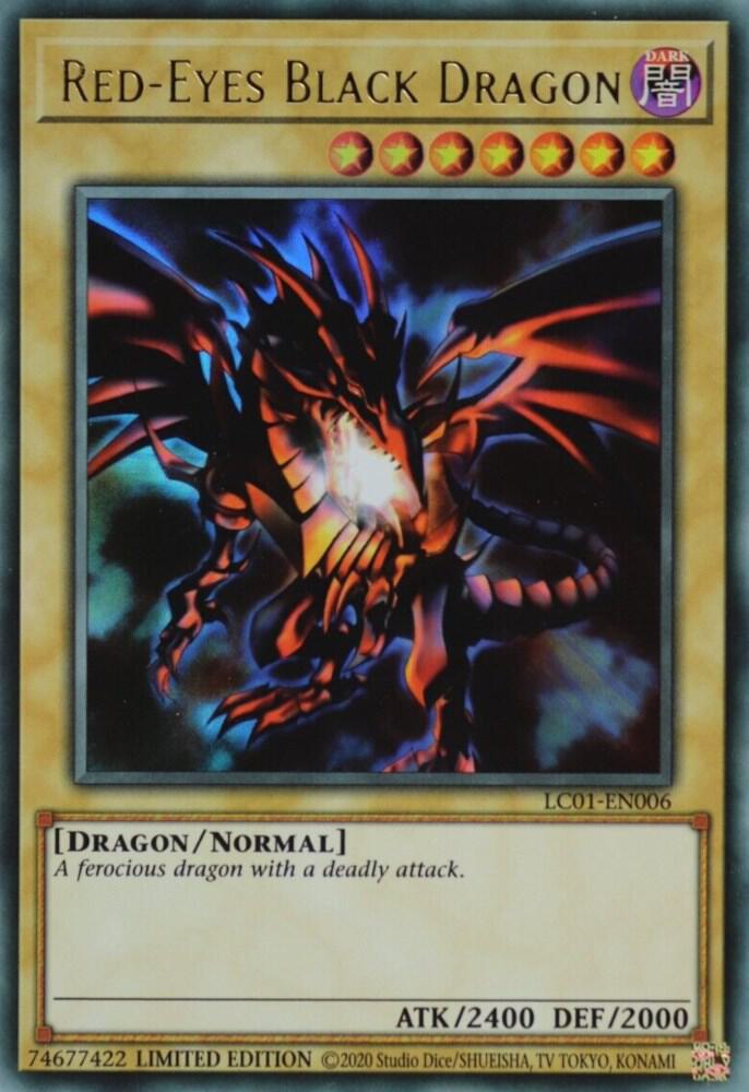 Red-Eyes Black Dragon (Ultra Rare) - Legendary Collection: 25th Anniversary Edition (LC01)