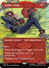 Spider-Punk [Borderless Foil] #210 Magic Marvel Spider-Man