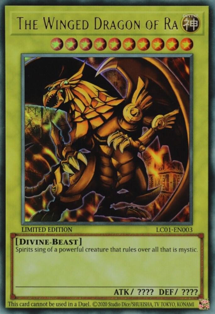 The Winged Dragon Of Ra (Ultra Rare) - Legendary Collection: 25th Anniversary Edition (LC01)