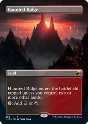 Innistrad: Midnight Hunt Variants: Haunted Ridge (Borderless)