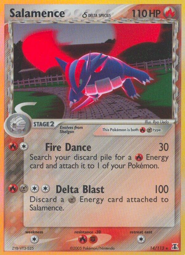 Salamence #14 Delta Species [DAMAGED]
