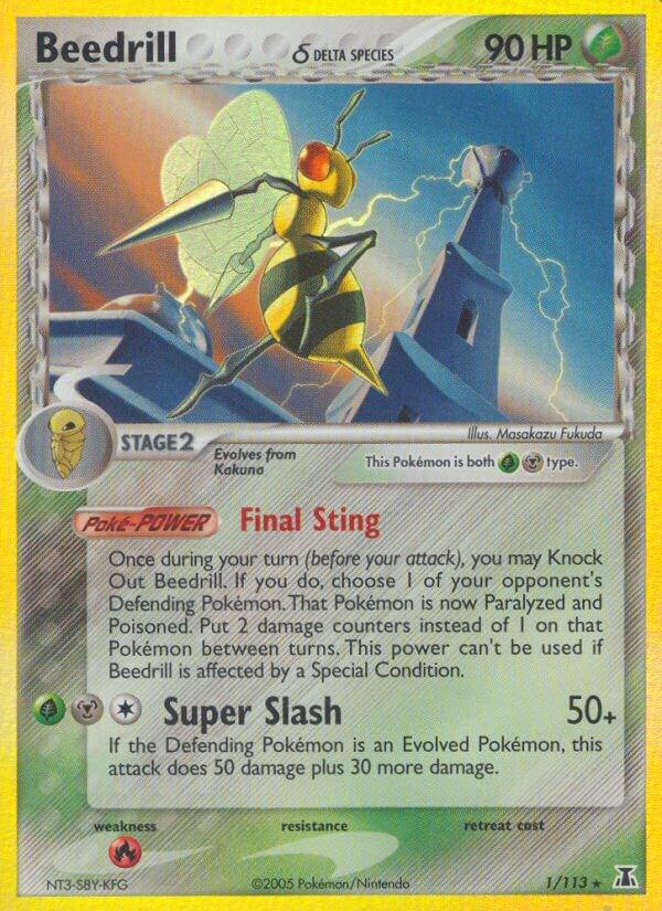 Beedrill #1 Delta Species [DAMAGED]