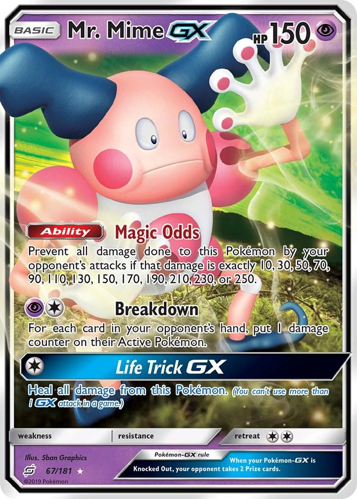 Mr. Mime GX #67 Team Up