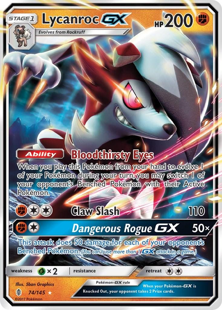 Lycanroc GX #74 Guardians Rising