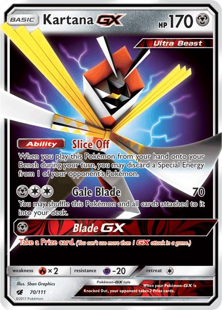 Kartana GX #70 Crimson Invasion
