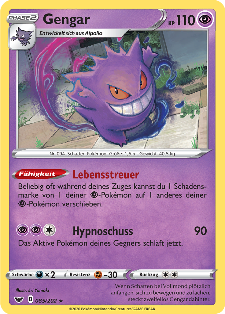 Gengar [Holo] #85 Sword & Shield