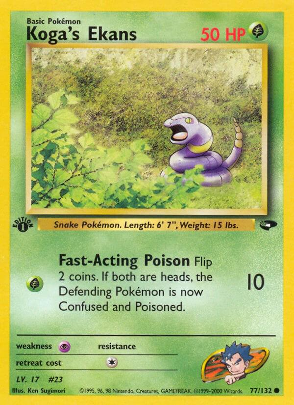 Koga's Ekans [1st Edition] #77 Gym Challenge