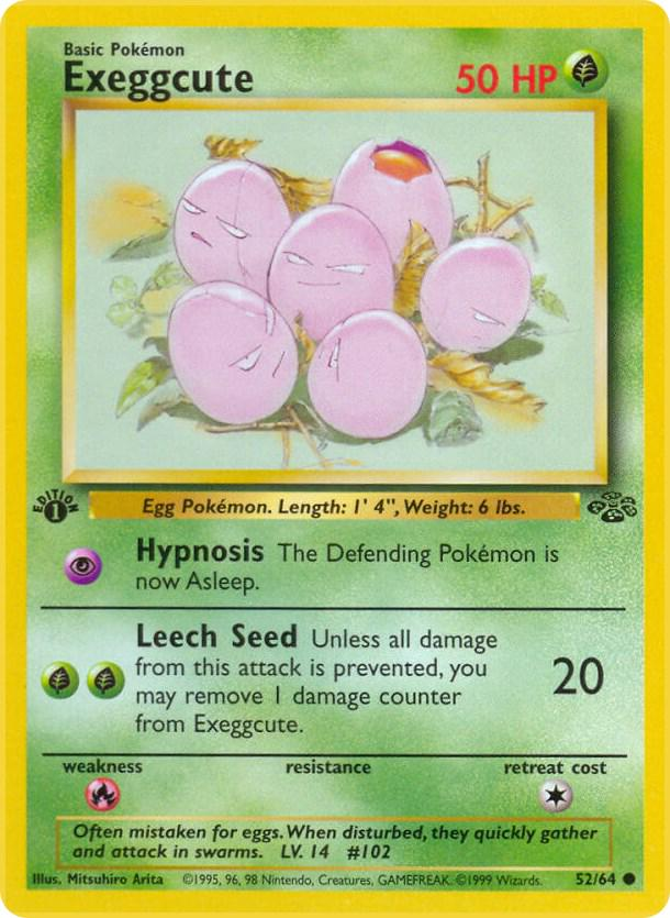 Exeggcute [1st Edition] #52 Jungle