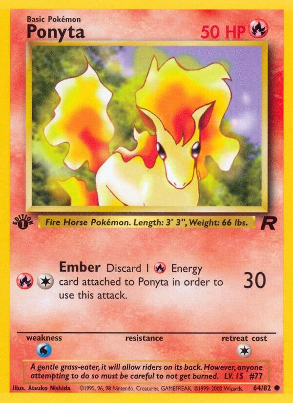 Ponyta [1st Edition] #64 Team Rocket