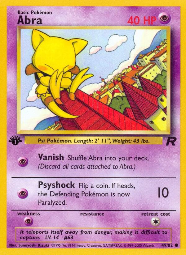 Abra [1st Edition] #49 Team Rocket