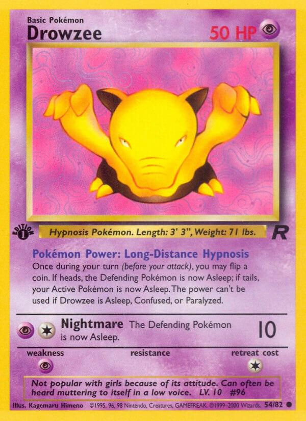 Drowzee [1st Edition] #54 Team Rocket