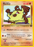 Mankey [1st Edition] #61 Team Rocket