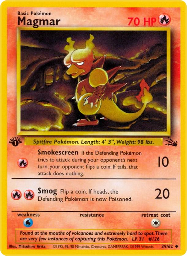 Magmar [1st Edition] #39 Fossil