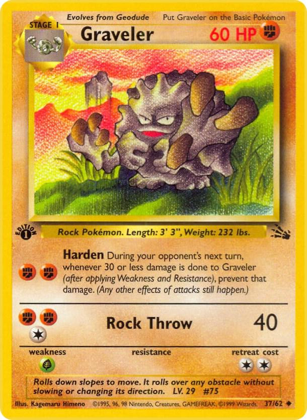 Graveler [1st Edition] #37 Fossil