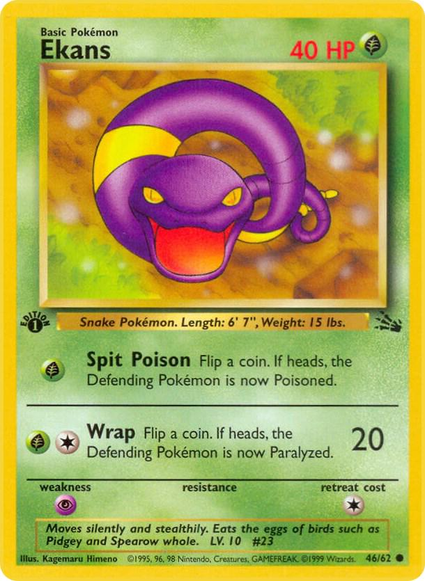 Ekans [1st Edition] #46 Fossil