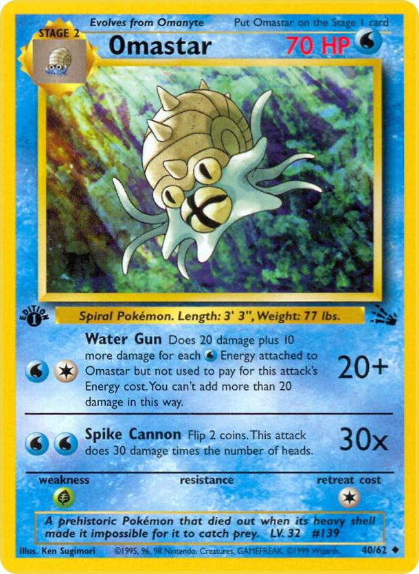 Omastar [1st Edition] #40 Fossil