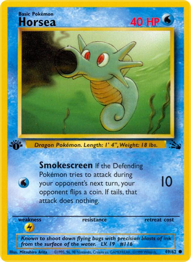 Horsea [1st Edition] #49 Fossil