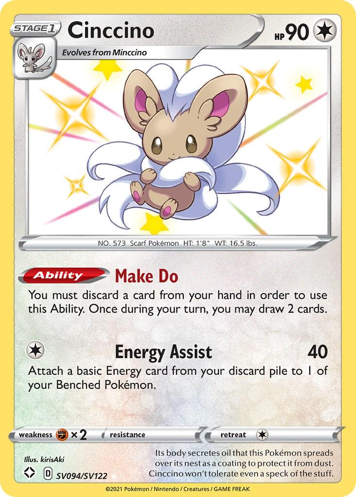 Cinccino #SV094 Shining Fates