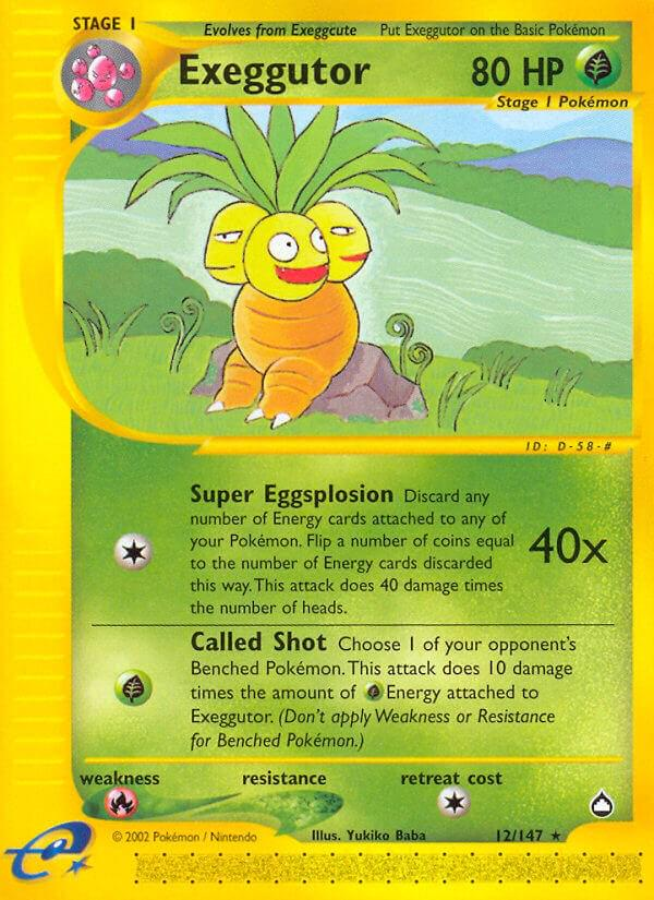 Exeggutor #12 Aquapolis [Non-Holo]