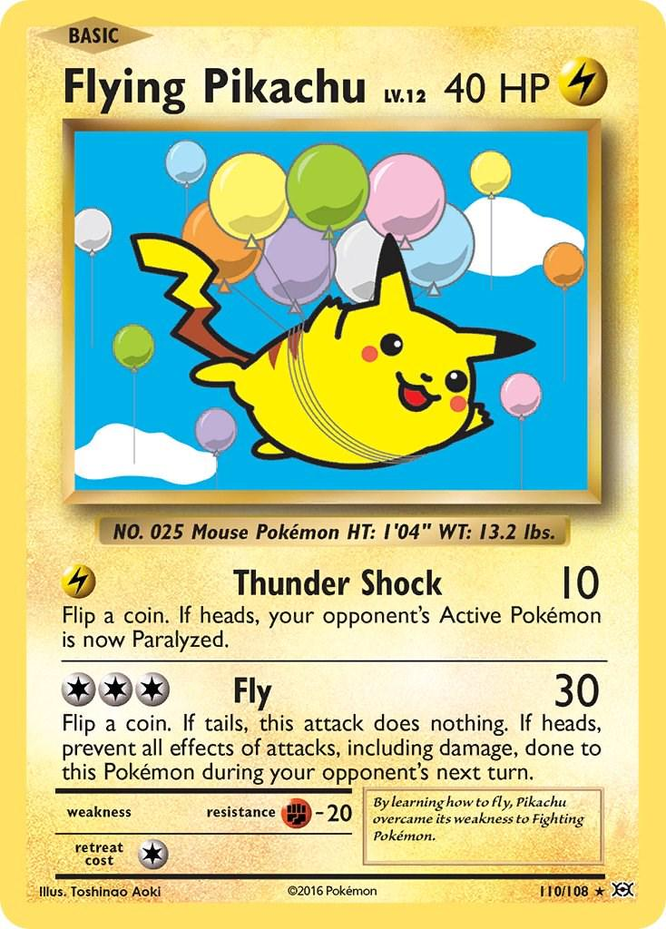 Flying Pikachu #110 Evolutions