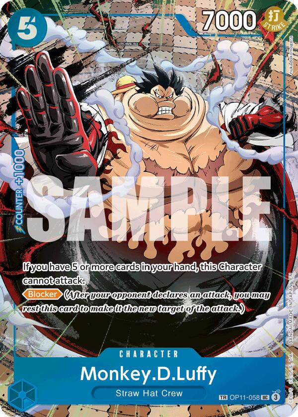 Monkey.D.Luffy [TR] OP11-058 Carrying on His Will