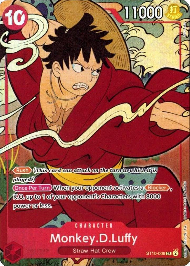 Monkey.D.Luffy [Anniversary] ST10-006 Ultra Deck: The Three Captains