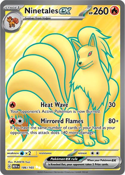 Ninetales ex #186 Scarlet & Violet 151