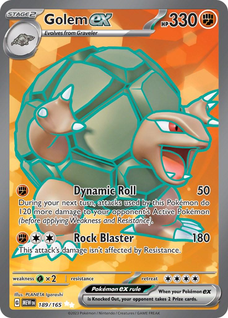 Golem ex #189 Scarlet & Violet 151